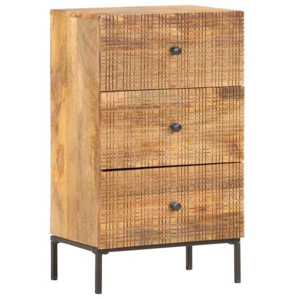 Dressoir 45X30X75 Cm Massief Mangohout - Afbeelding 8