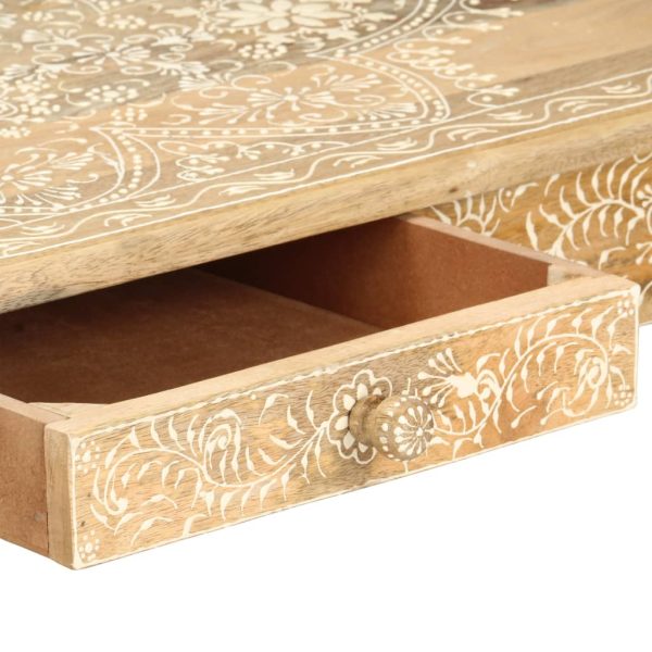 Salontafel Handgeschilderd 110X50X45 Cm Massief Mangohout - Afbeelding 4