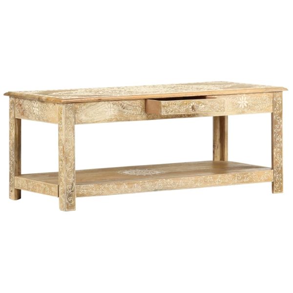 Salontafel Handgeschilderd 110X50X45 Cm Massief Mangohout - Afbeelding 10