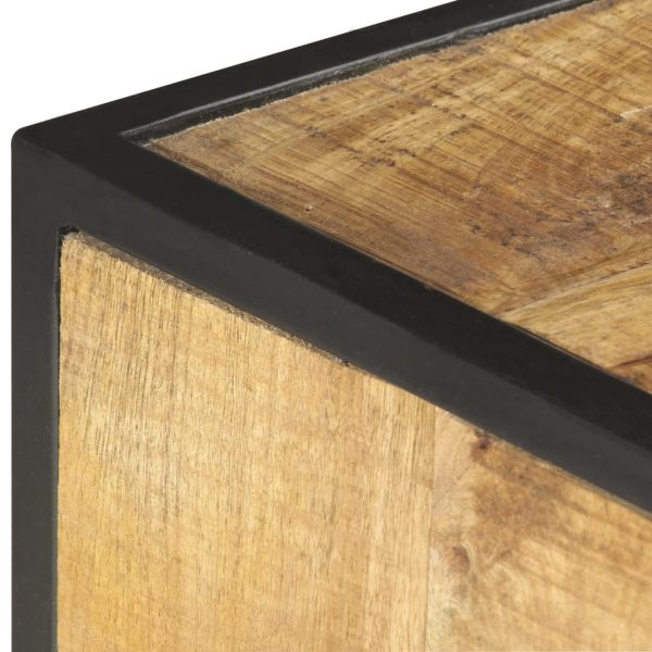 Tv-Meubel 130X30X39 Cm Massief Mangohout - Afbeelding 6