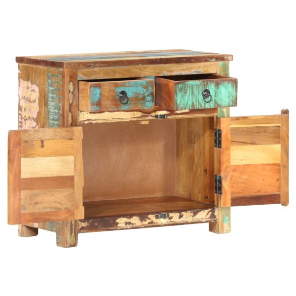 Dressoir 70X35X65 Cm Massief Gerecycled Hout - Afbeelding 2