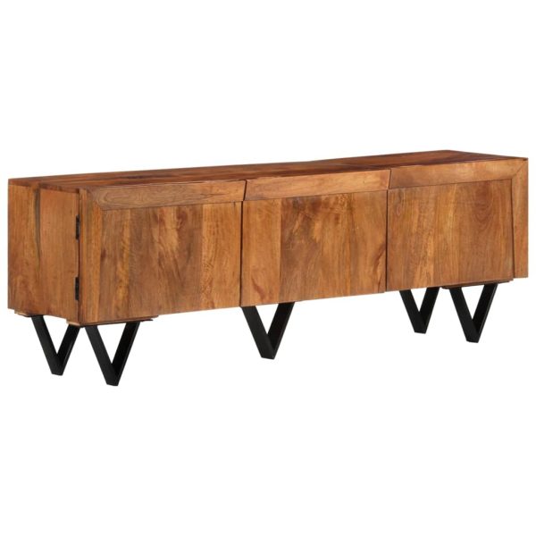 Tv-Meubel 140X30X46 Cm Massief Mangohout - Afbeelding 10