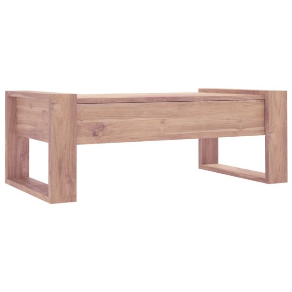 Salontafel 110X60X40 Cm Massief Teakhout - Afbeelding 5