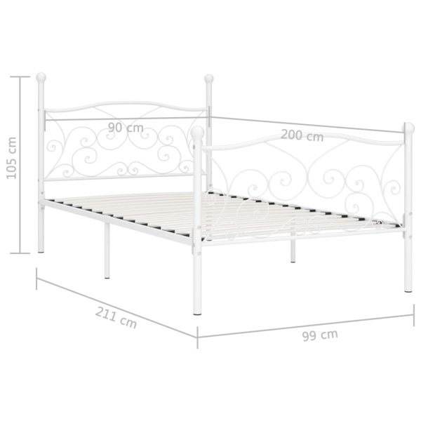 Bedframe Met Lattenbodem Metaal - Afbeelding 5