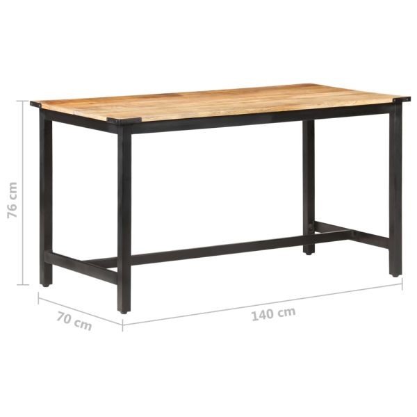 Eettafel Massief Ruw Mangohout - Afbeelding 7