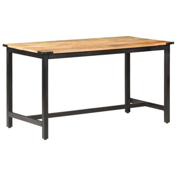 Eettafel Massief Ruw Mangohout - Afbeelding 8