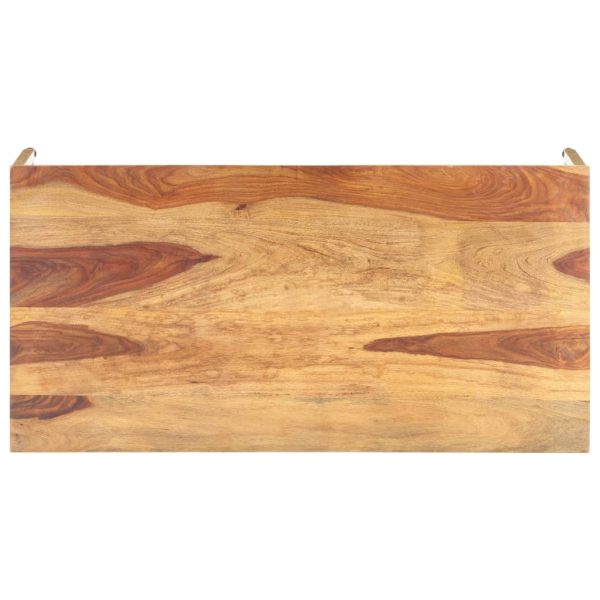 Salontafel 120X60X40 Cm Massief Hout - Afbeelding 3