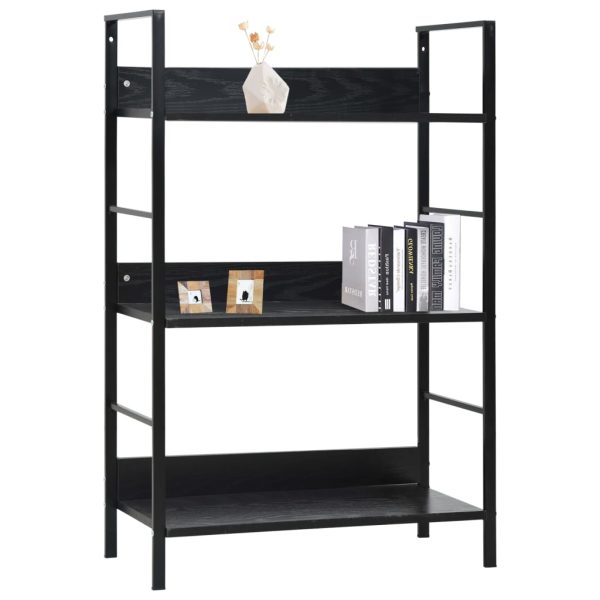 Boekenkast Met 3 Schappen 60X27,6X90,5 Cm Bewerkt Hout - Afbeelding 2