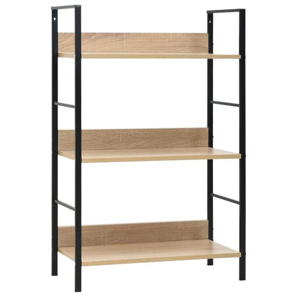 Boekenkast Met 3 Schappen 60X27,6X90,5 Cm Bewerkt Hout - Afbeelding 8