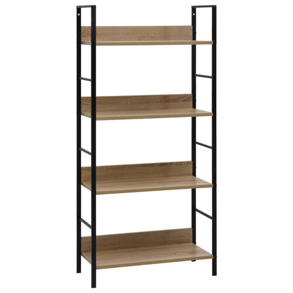 Boekenkast Met 3 Schappen 60X27,6X90,5 Cm Bewerkt Hout - Afbeelding 10