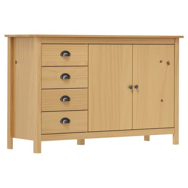 Dressoir Hill 130X40X80 Cm Massief Grenenhout Honing