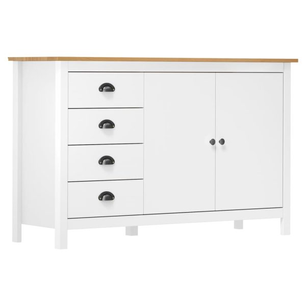 Dressoir Hill 130X40X80 Cm Massief Grenenhout Honing - Afbeelding 6