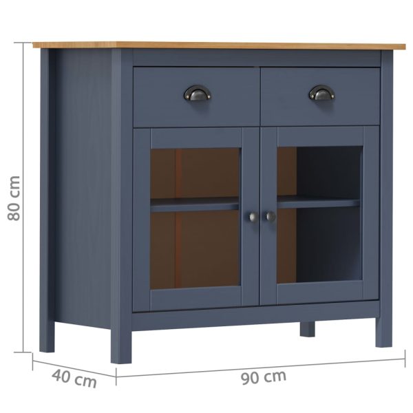 Dressoir Hill Range 90X40X80 Cm Massief Grenenhout - Afbeelding 4