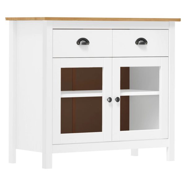 Dressoir Hill Range 90X40X80 Cm Massief Grenenhout - Afbeelding 5