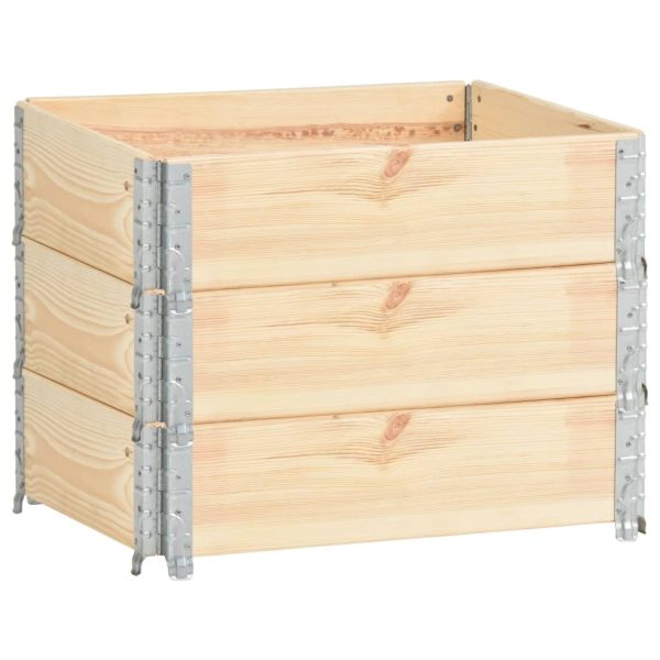 Palletopzetranden Massief Grenenhout - Afbeelding 2