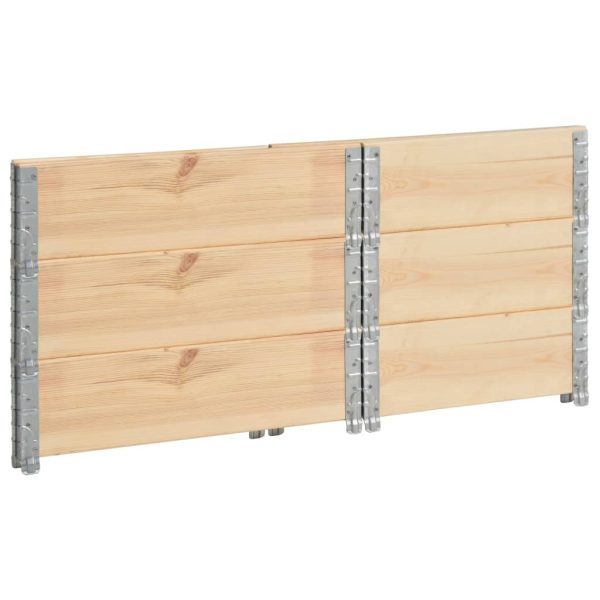 Palletopzetranden Massief Grenenhout - Afbeelding 4