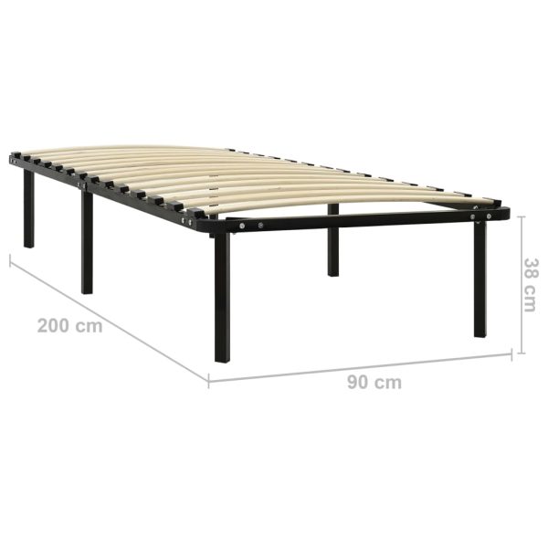 Bedframe Metaal Zwart - Afbeelding 7