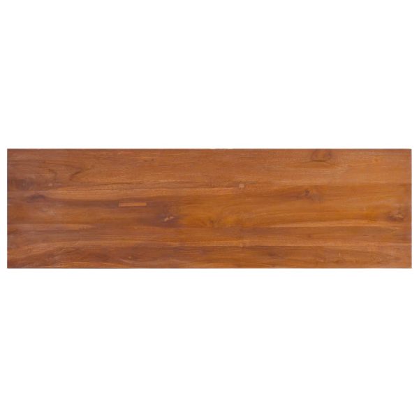 Tv-Meubel 100X30X40 Cm Massief Teakhout - Afbeelding 6