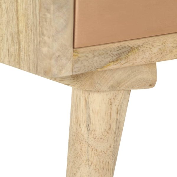 Tv-Meubel 110X30X45 Cm Massief Mangohout - Afbeelding 6