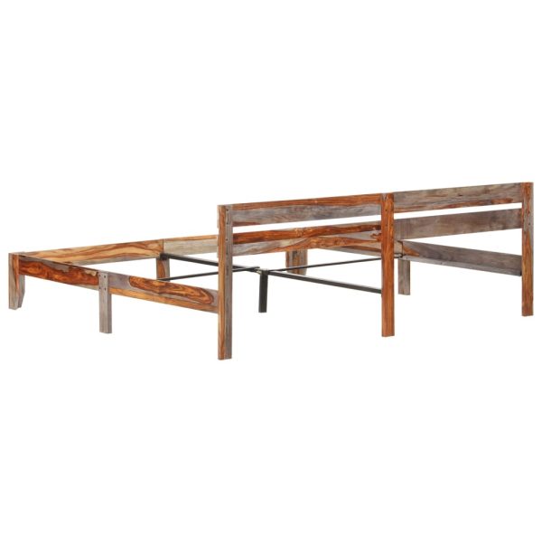 Bedframe Zonder Matras Massief Hout - Afbeelding 4