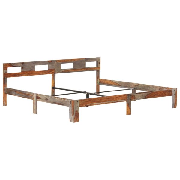 Bedframe Zonder Matras Massief Hout - Afbeelding 11