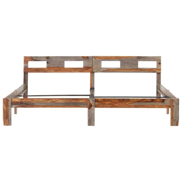 Bedframe Zonder Matras Massief Hout - Afbeelding 3