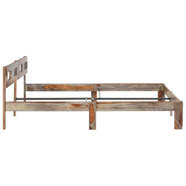 Bedframe Zonder Matras Massief Hout - Afbeelding 4