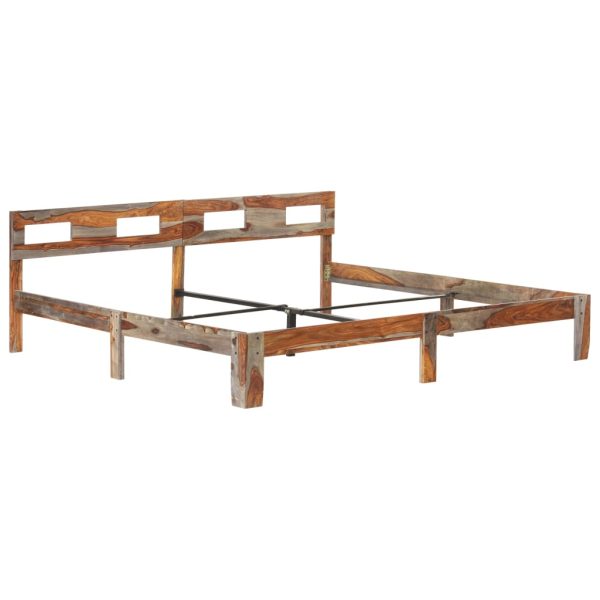 Bedframe Zonder Matras Massief Hout - Afbeelding 9