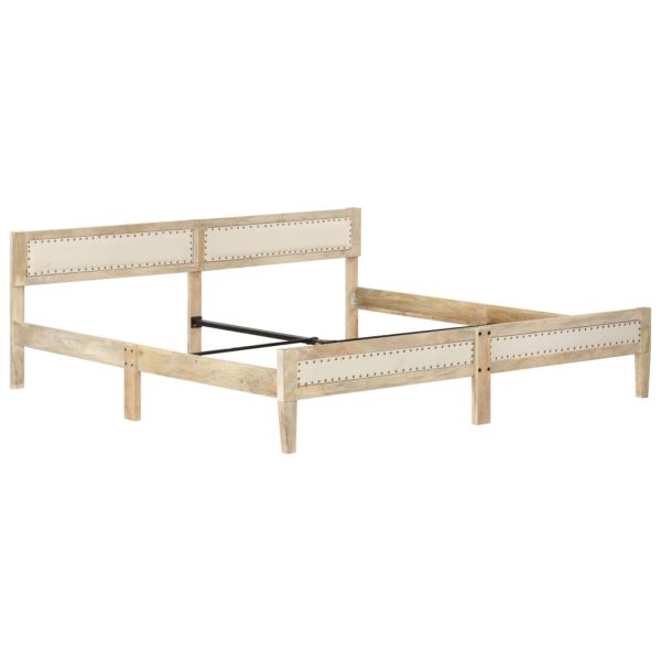 Bedframe Massief Mangohout 200 Cm - Afbeelding 7