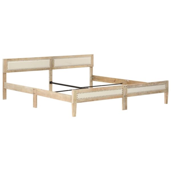 Bedframe Massief Mangohout 200 Cm - Afbeelding 8