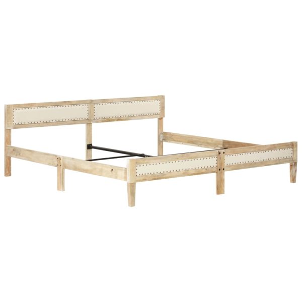 Bedframe Massief Mangohout 200 Cm - Afbeelding 9