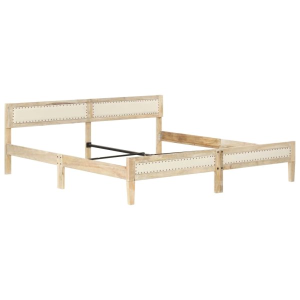 Bedframe Massief Mangohout 200 Cm - Afbeelding 10