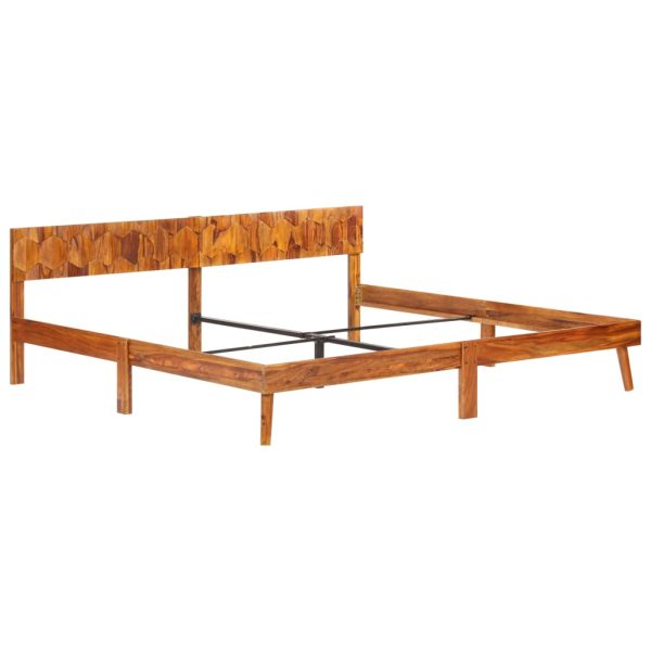 Bedframe Zonder Matras Massief Hout - Afbeelding 11