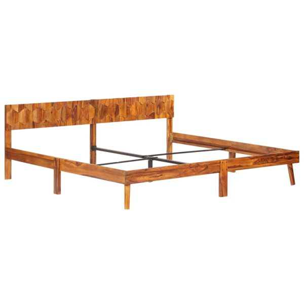 Bedframe Zonder Matras Massief Hout - Afbeelding 12