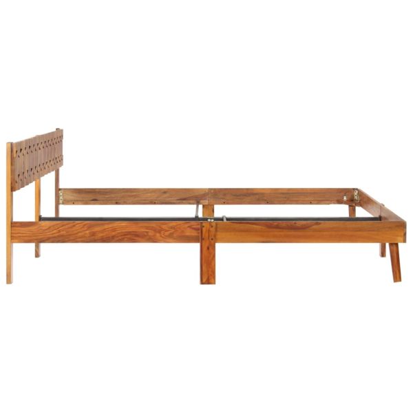 Bedframe Zonder Matras Massief Hout - Afbeelding 4