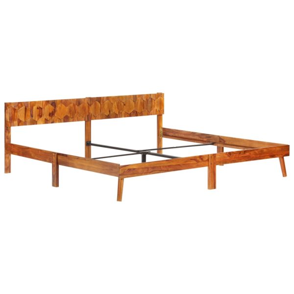 Bedframe Zonder Matras Massief Hout - Afbeelding 9