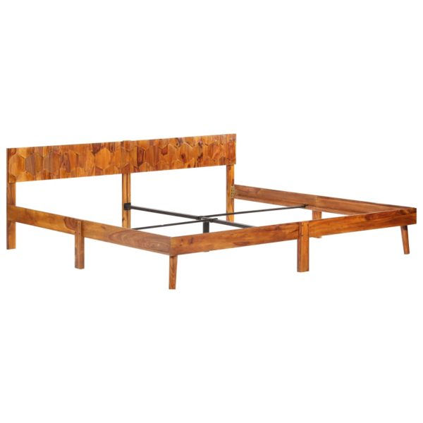 Bedframe Zonder Matras Massief Hout - Afbeelding 10