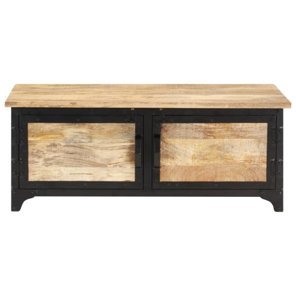 Salontafel 90X50X35 Cm Massief Mangohout - Afbeelding 3