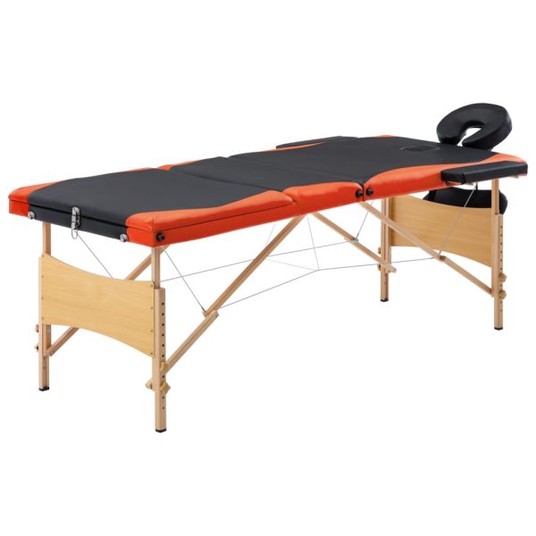 Massagetafel Inklapbaar 3 Zones Hout - Afbeelding 12