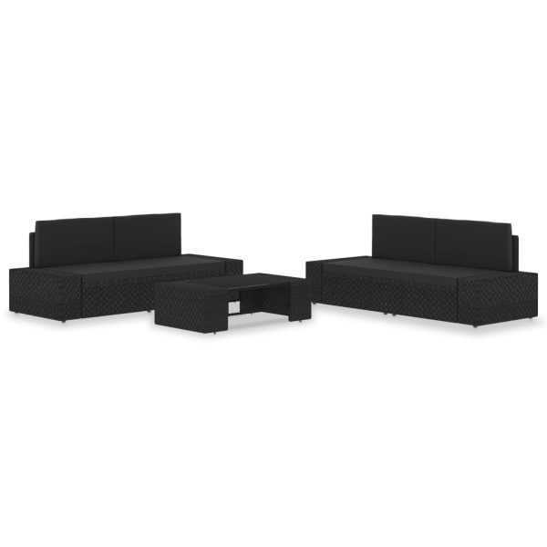 Loungeset Poly Rattan