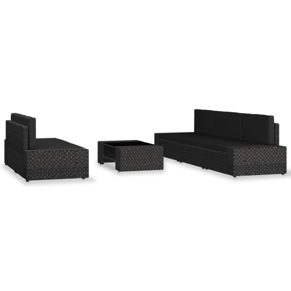 Loungeset Poly Rattan - Afbeelding 2