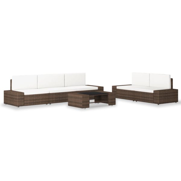 Loungeset Poly Rattan - Afbeelding 13