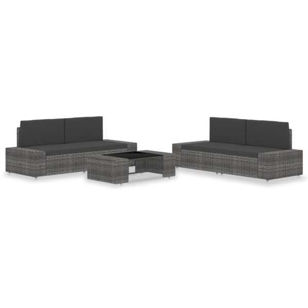 Loungeset Poly Rattan - Afbeelding 12