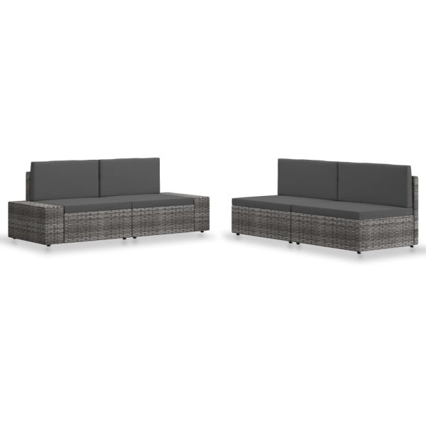 Loungeset Poly Rattan - Afbeelding 13