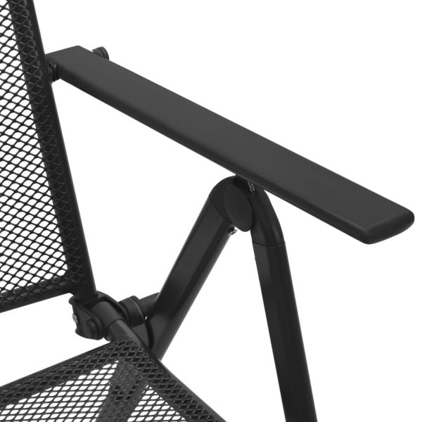 Klapstoelen Mesh Staal - Afbeelding 7