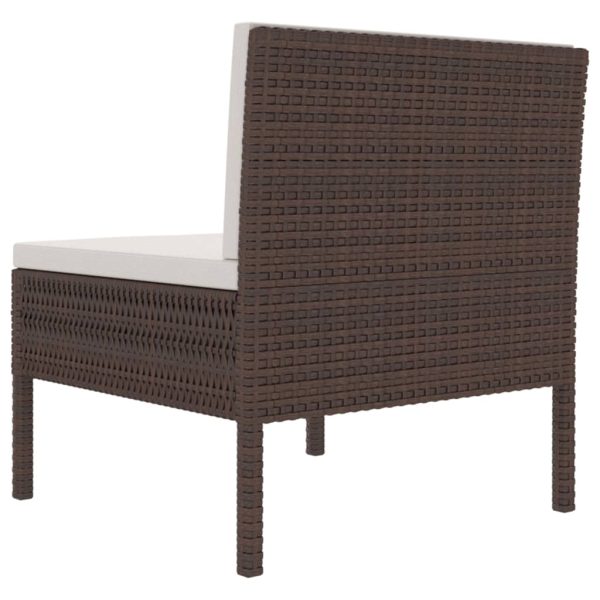 Tuinstoelen Met Kussens Poly Rattan - Afbeelding 5