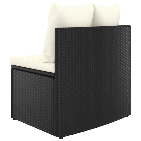 2-Delige Loungeset Met Kussens Poly Rattan - Afbeelding 4