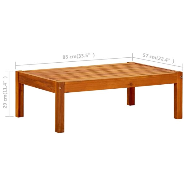 Tuintafel 85X57X29 Cm Massief Acaciahout - Afbeelding 6