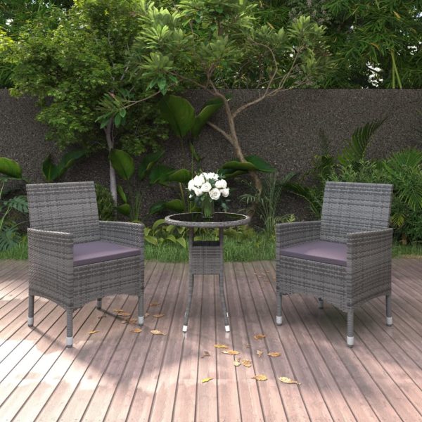 3-Delige Tuinset Poly Rattan - Afbeelding 9