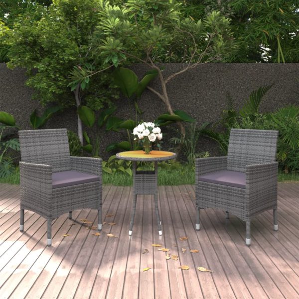 3-Delige Tuinset Poly Rattan - Afbeelding 9